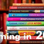 Stack of colorful novels with coffee in a cozy nook.