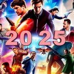 Collage of 2025 movie posters with colorful designs.