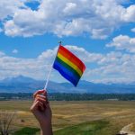 Photo Rainbow flag