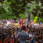 Photo Protesters marching